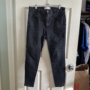 Garage High-rise skinny jeans